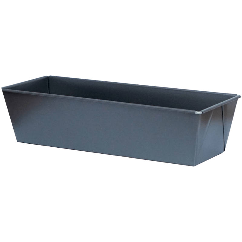 Tava cozonac 30 x 10.5 cm dreptunghiulara neagra
